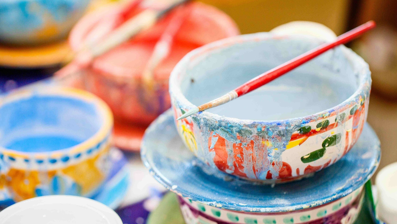 Ceramic painting workshop in Vietri sul Mare