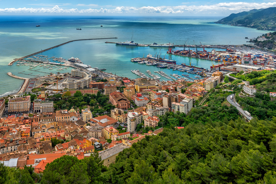 Panoramic View of Salerno