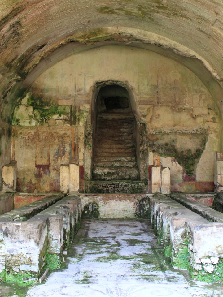 Ancient Roman Villa archaeological site in Minori on the Amalfi Coast