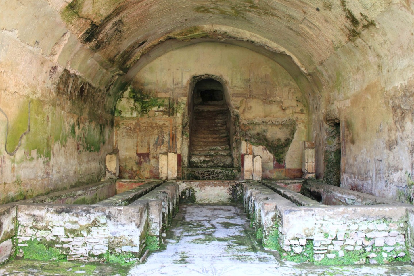 Interior of the Roman Villa in Minori archaeological complex