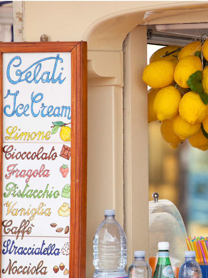 Capri gelati