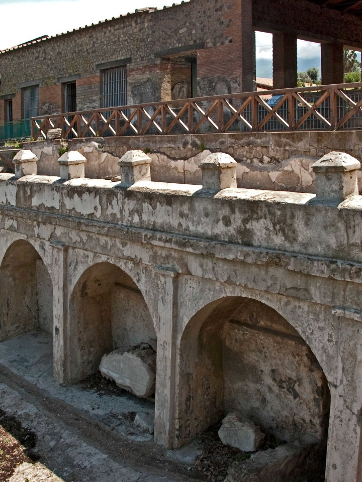 Archaeological remains of Villa Arianna in Castellammare di Stabia