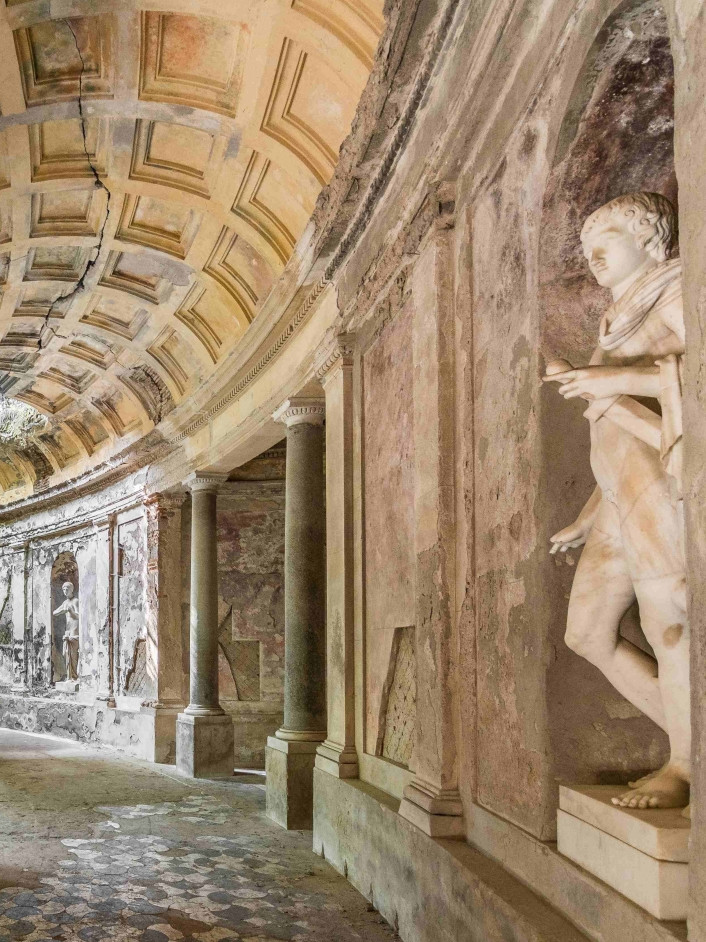 The Royal Palace of Caserta with its symbols and architectural details