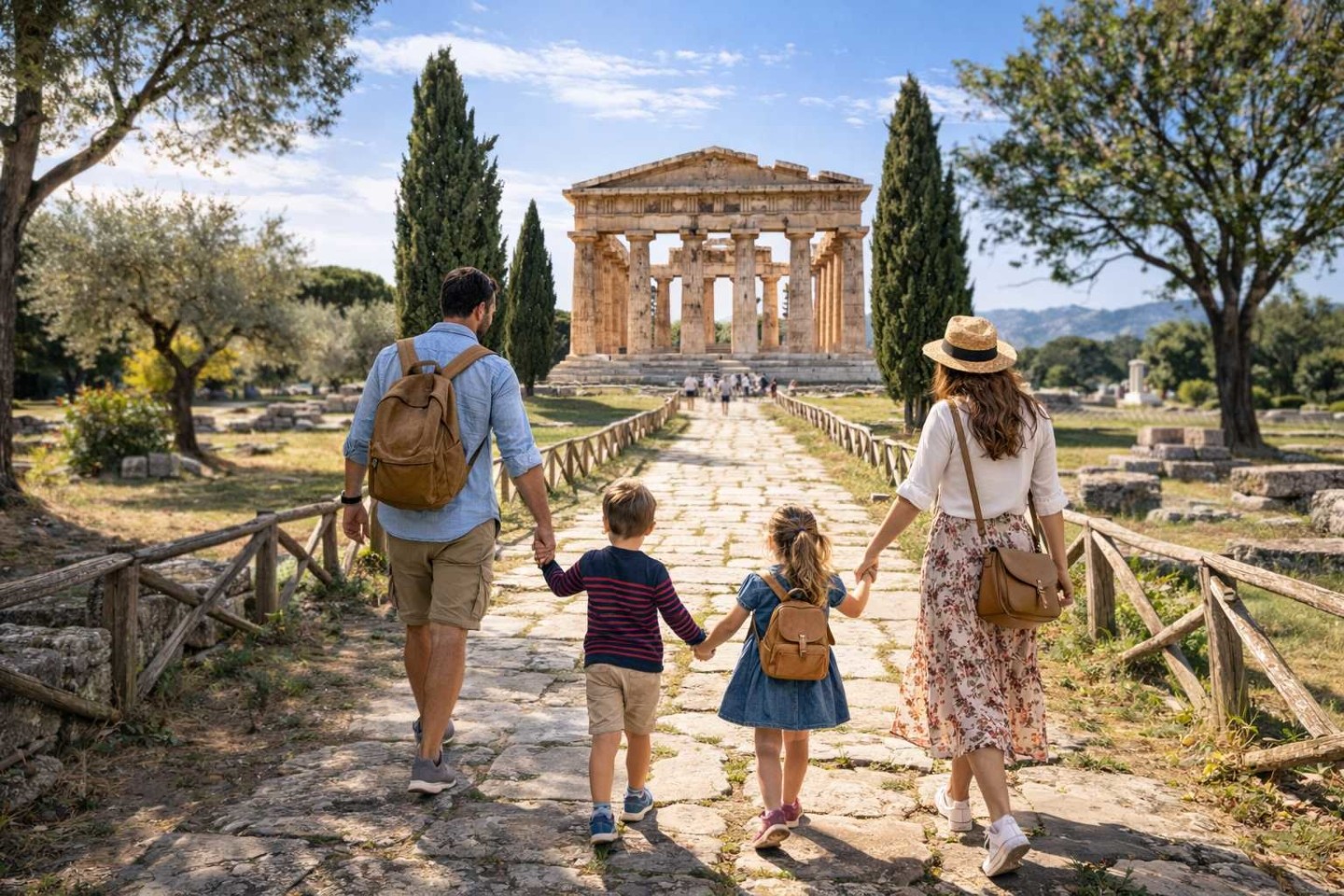Step Back in Time: Exploring the Ancient Greek Temples of Paestum with Children