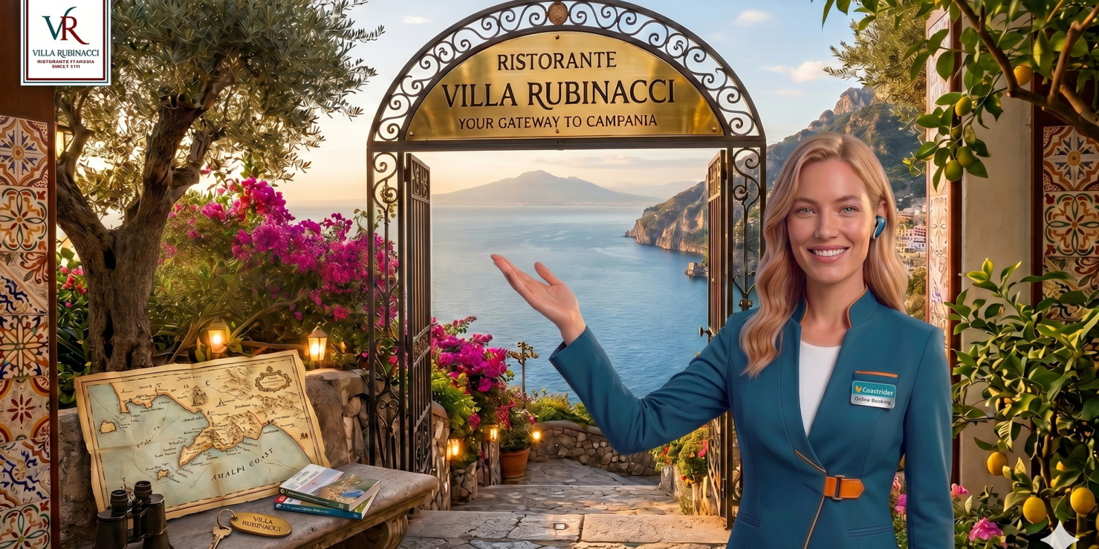 ViTA, your local guide, on the golden-hour Amalfi coast