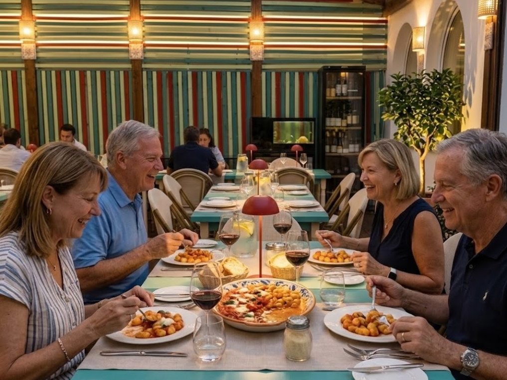 The dinner you prepared, enjoyed together