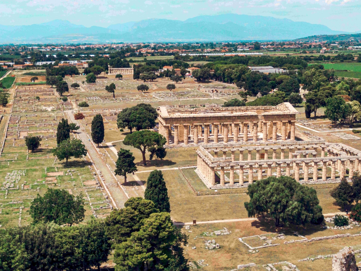 Paestum with Greek Temples of the Archaeological Park - Coastrider
